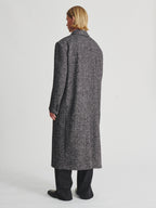 Kris Van Assche Coat 01, Black Herringbone