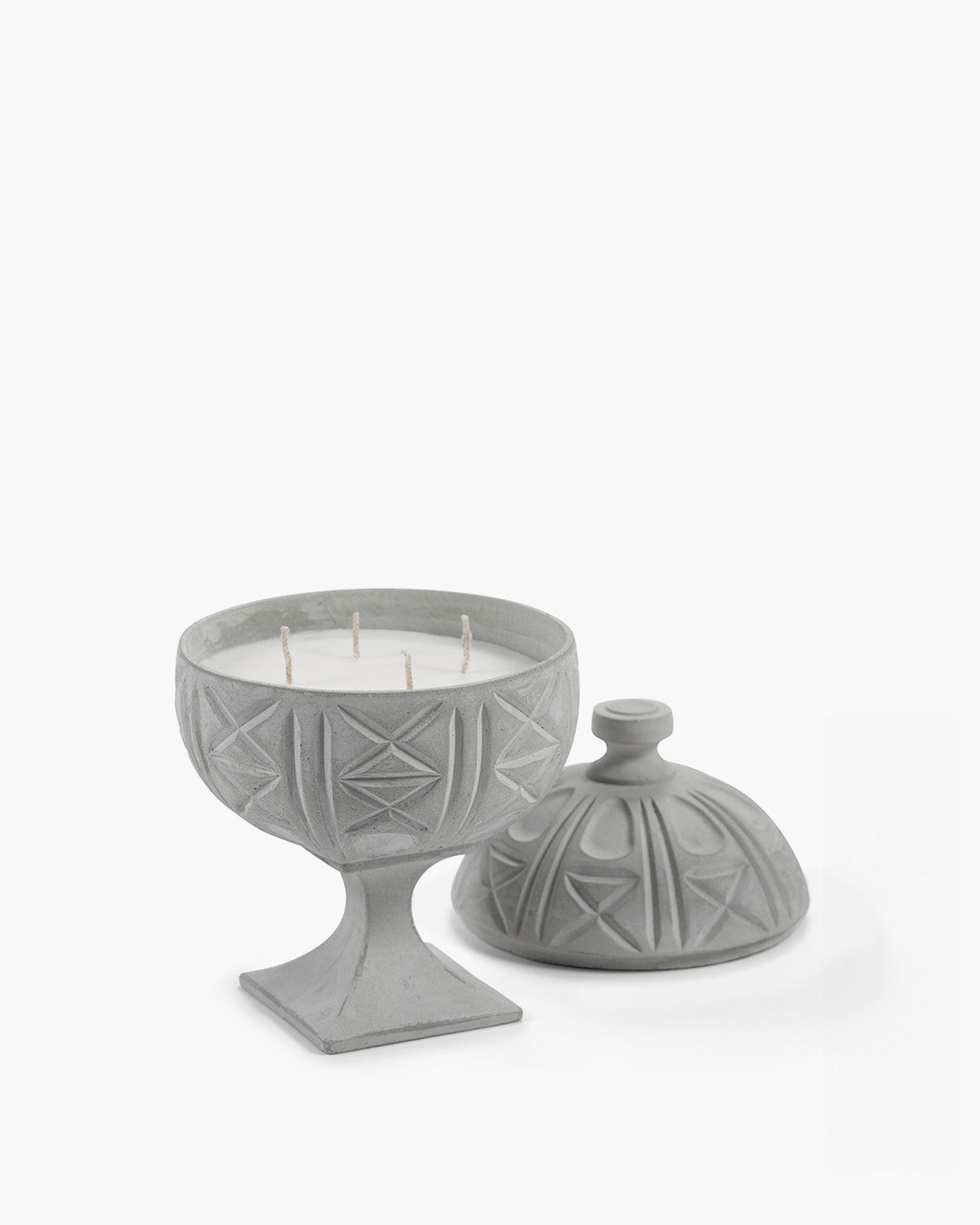 Scented candle concrete Amore
