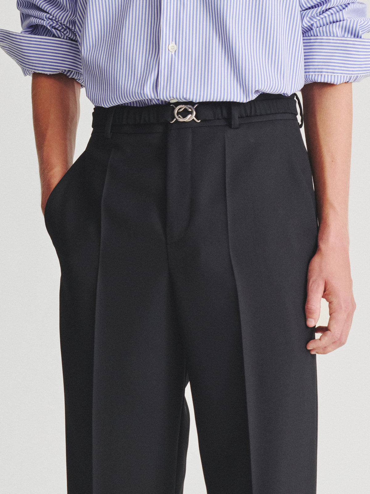 Kris Van Assche Elastic Belt 01, Black
