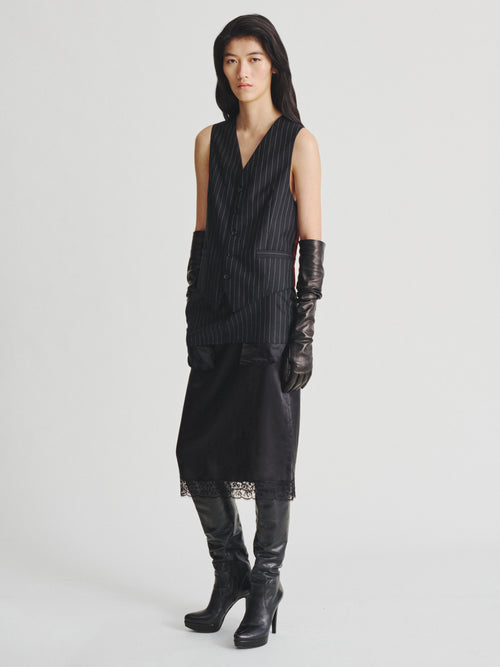 Kris Van Assche Gilet 01, Pinstripe