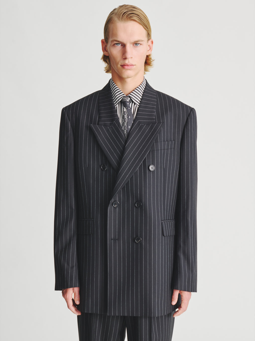Kris Van Assche Jacket 02, Pinstripe