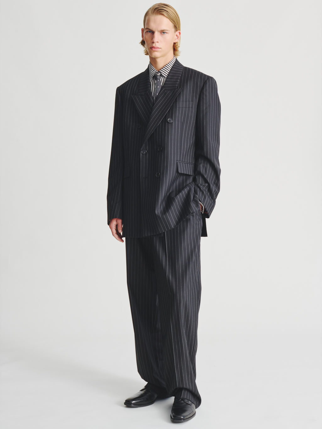 Kris Van Assche Jacket 02, Pinstripe