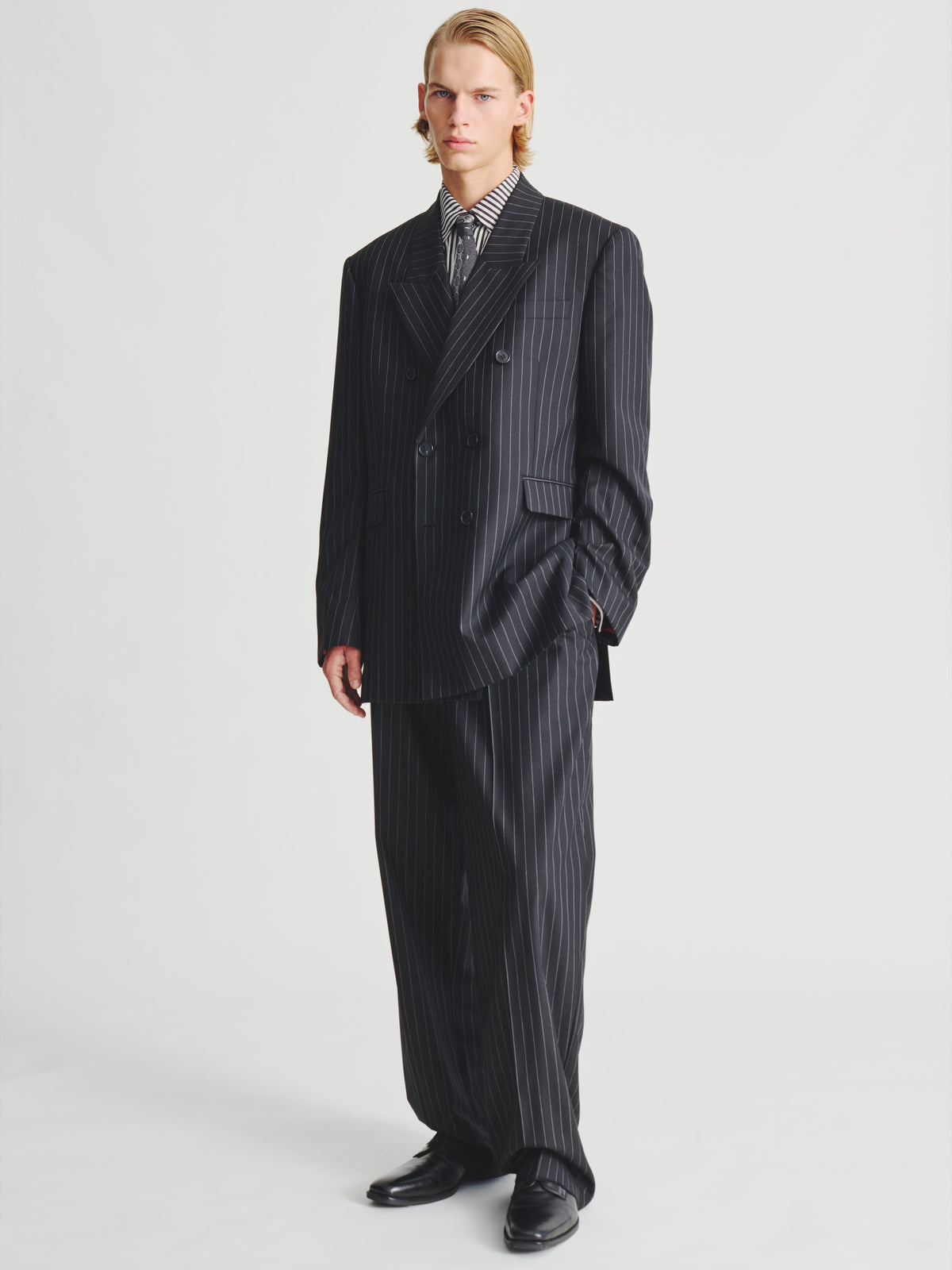 Kris Van Assche Jacket 02, Pinstripe