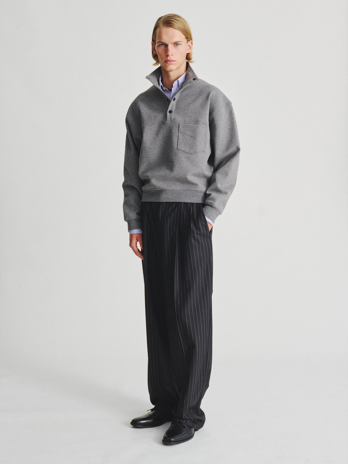 Kris Van Assche Jersey 03, Grey