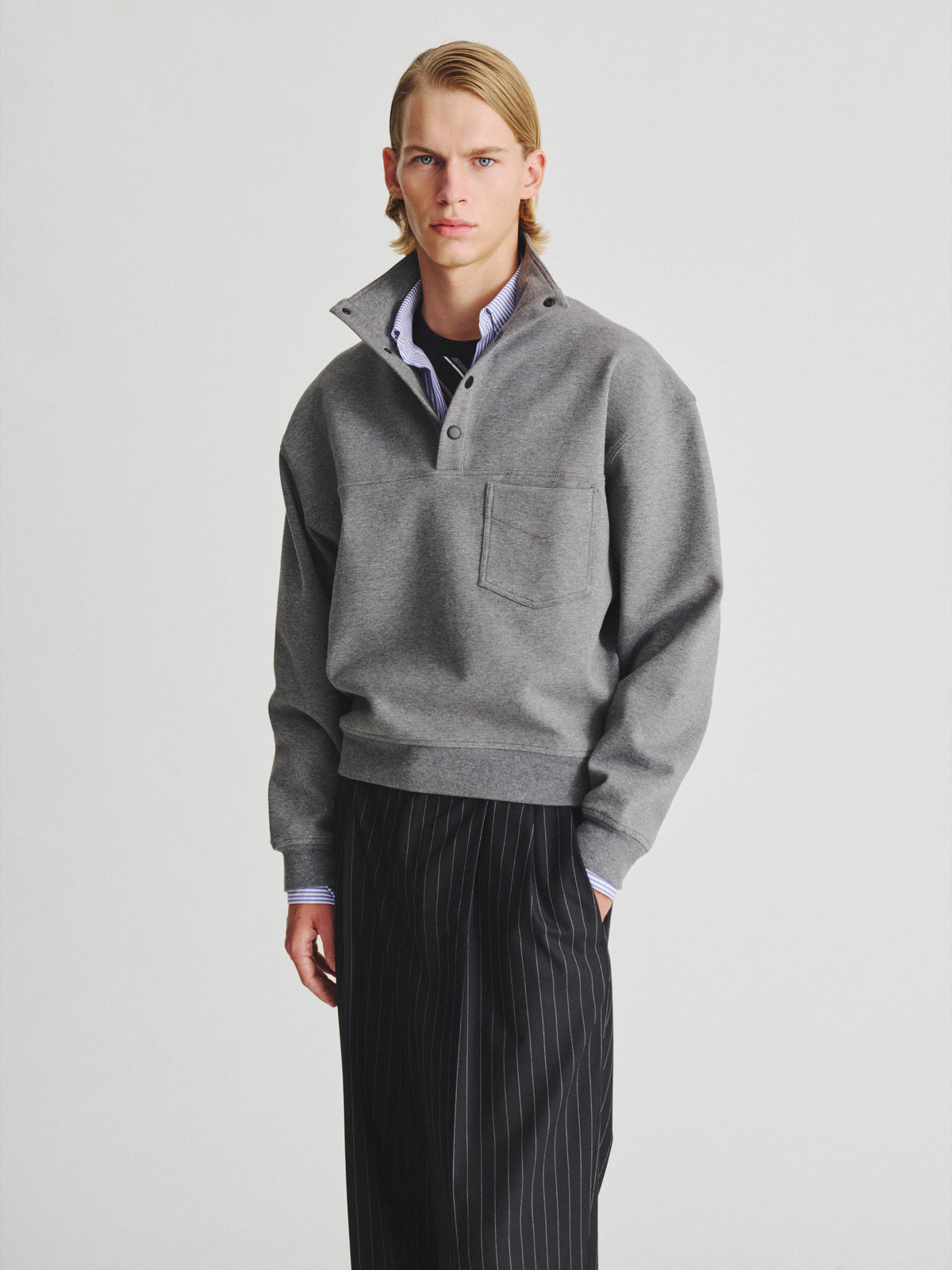 Kris Van Assche Jersey 03, Grey