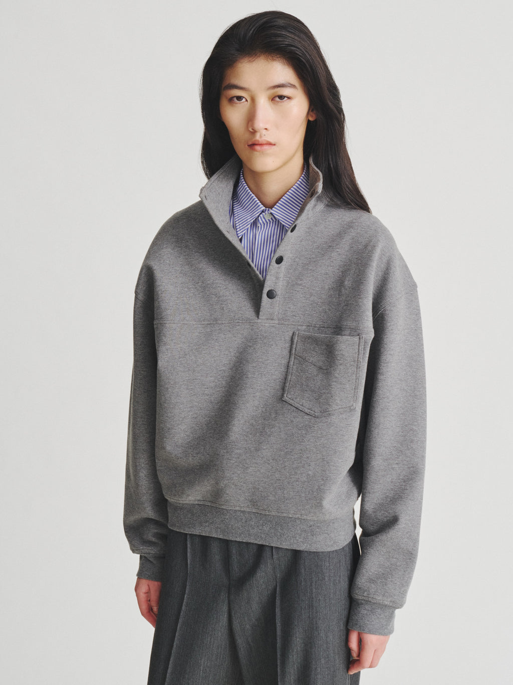 Kris Van Assche Jersey 03, Grey