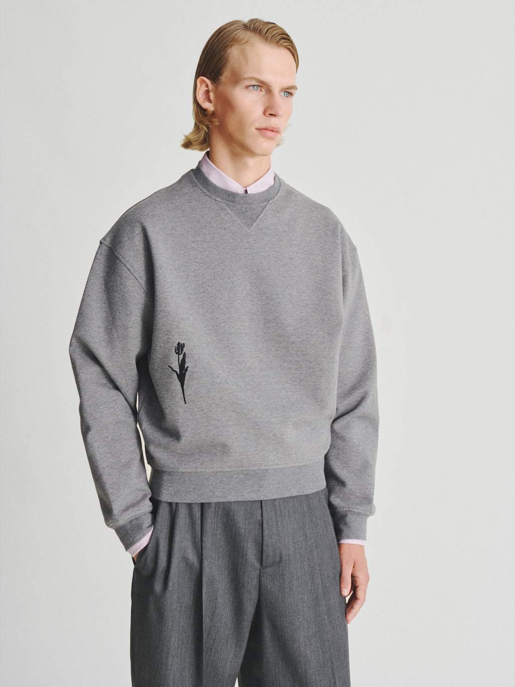 Kris Van Assche Jersey 01, Grey