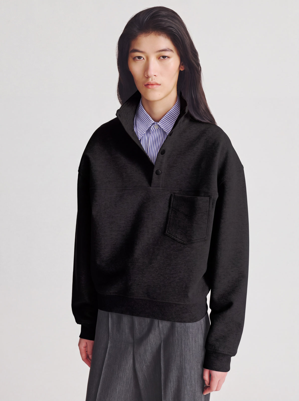 Kris Van Assche Jersey 03, Black