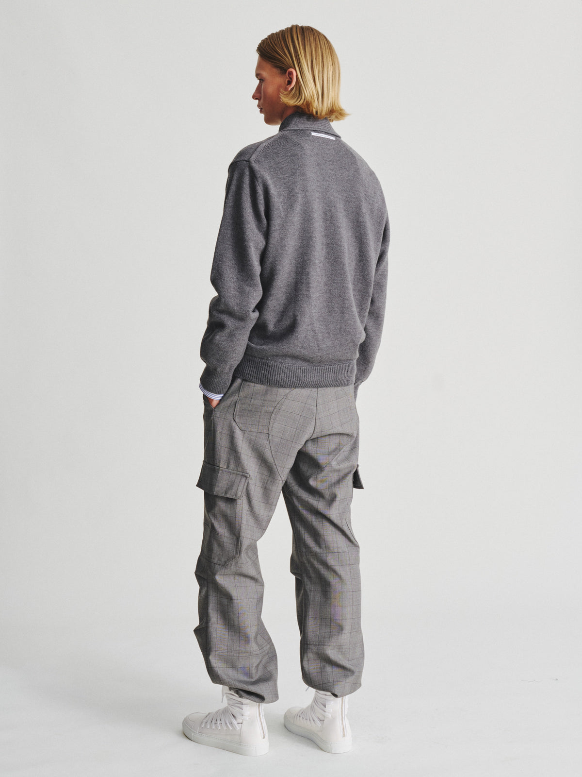 Kris Van Assche Pant 03, Grey Check
