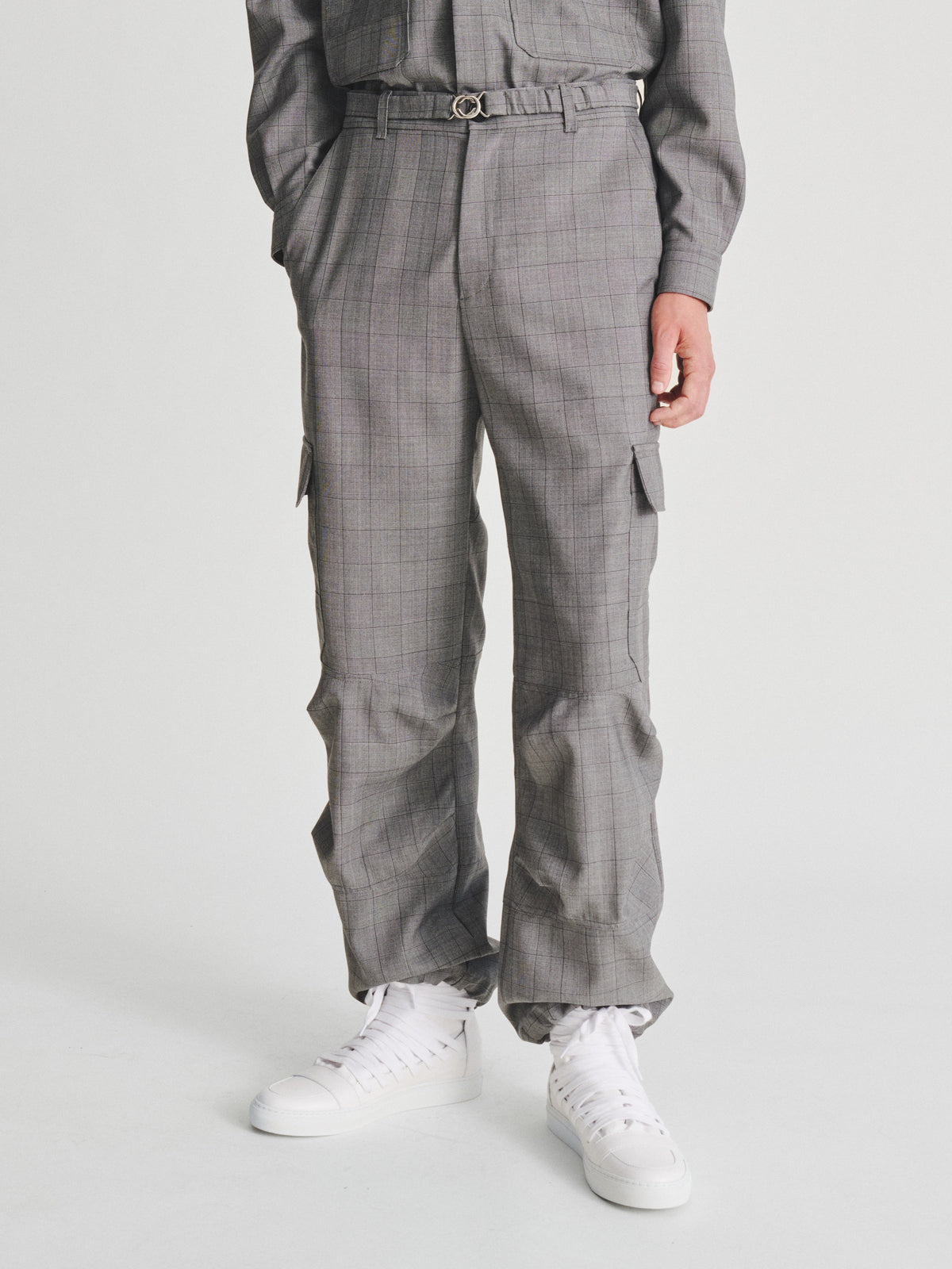 Kris Van Assche Pant 03, Grey Check