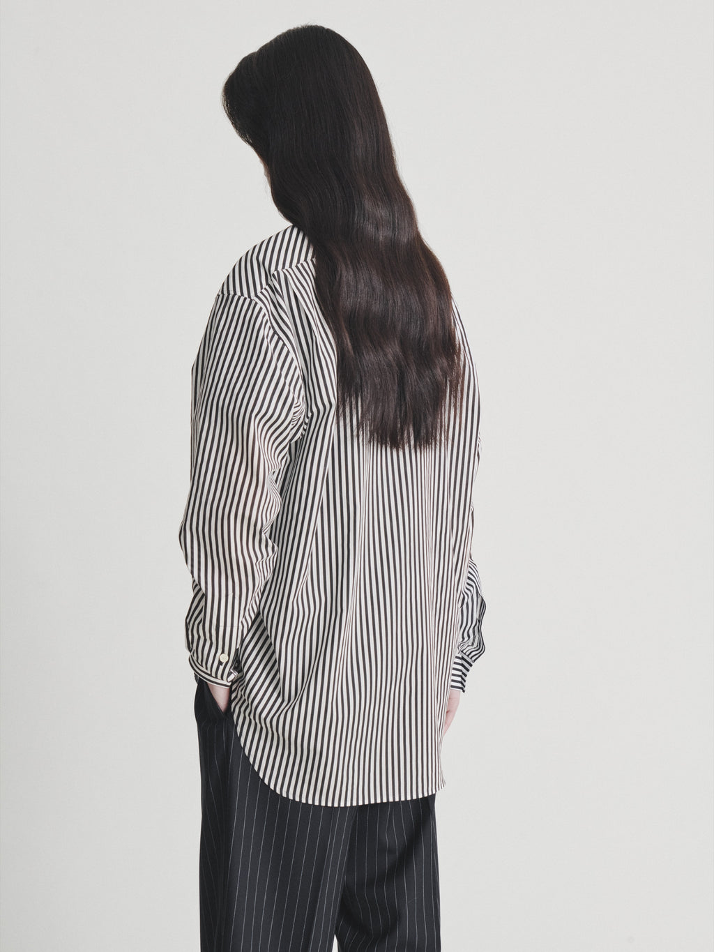 Kris Van Assche Shirt 01, Black/White Stripe