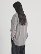Kris Van Assche Shirt 01, Black/White Stripe