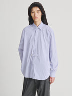 Kris Van Assche Shirt 01, White/Blue Stripe