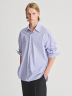 Kris Van Assche Shirt 02, White/Blue Stripe