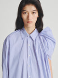 Kris Van Assche Shirt 03, White/Blue Stripe