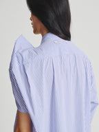 Kris Van Assche Shirt 03, White/Blue Stripe