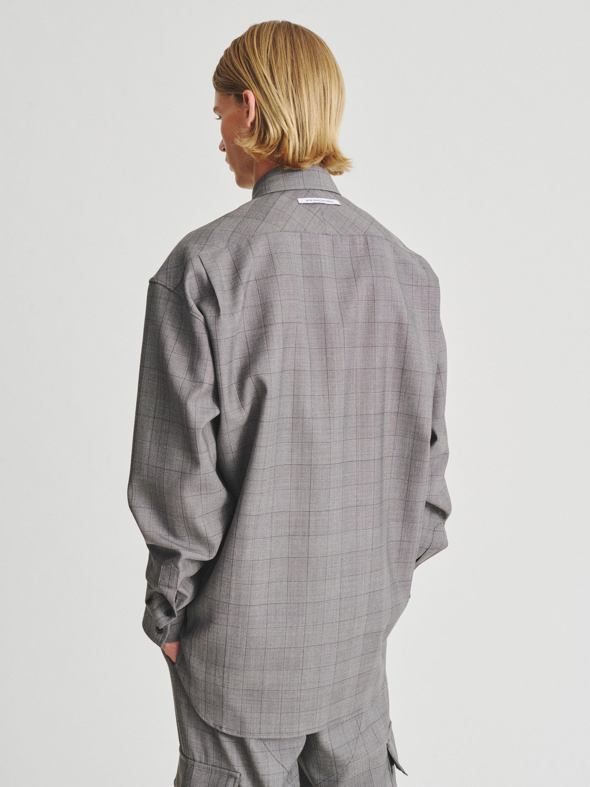Kris Van Assche Shirt 04, Grey Check