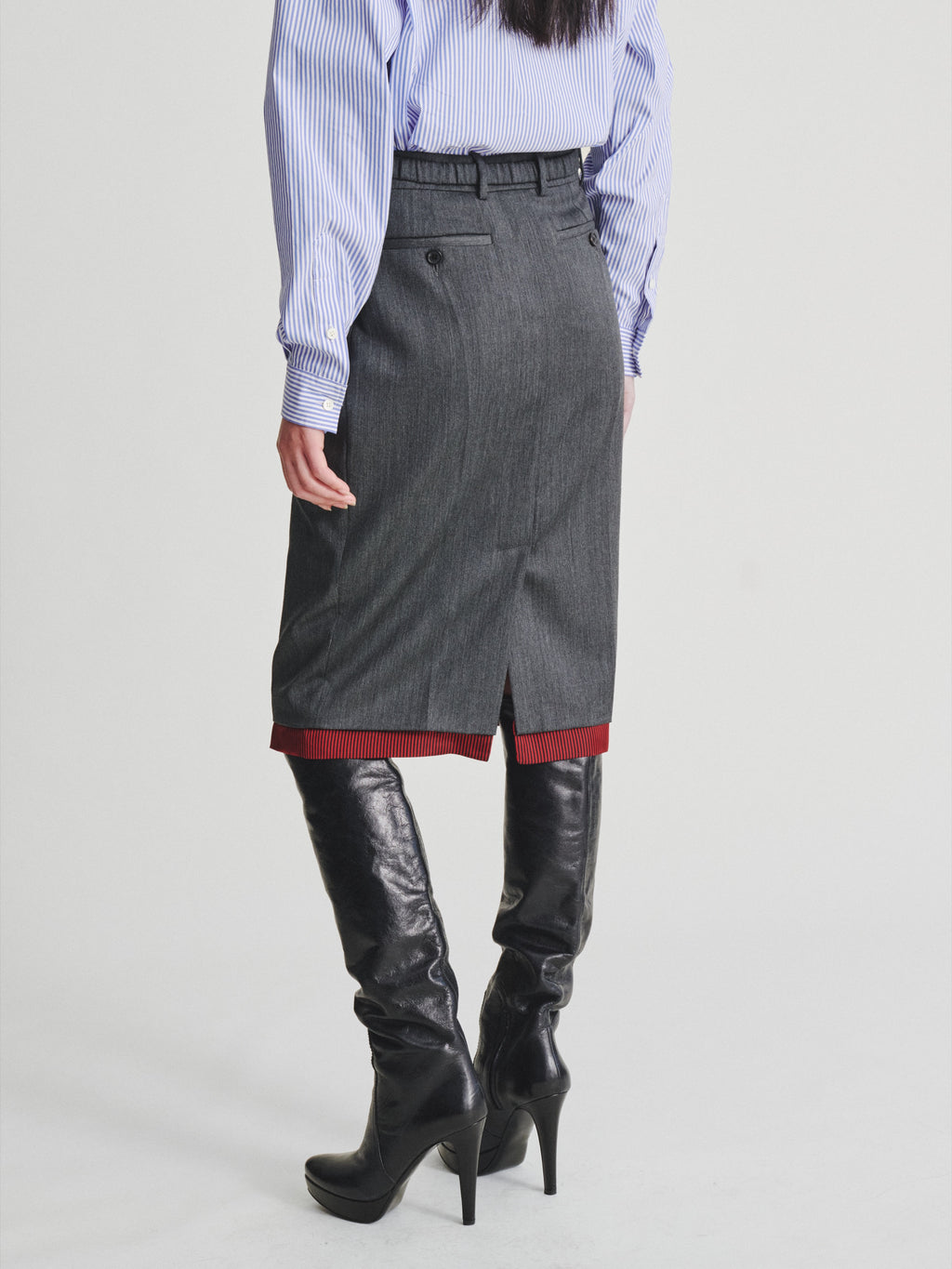 Kris Van Assche Skirt 01, Dark Grey