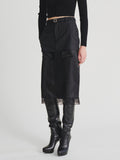 Kris Van Assche Skirt 02, Pinstripe