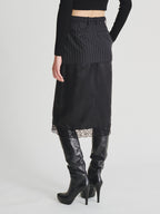 Kris Van Assche Skirt 02, Pinstripe